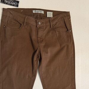 Emperial Women's Brown Skinny Jeans